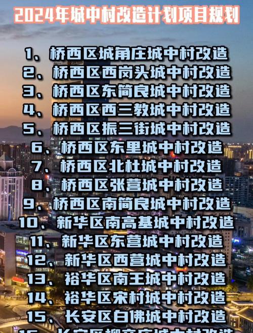 邯郸2025征迁村庄名单_石家庄2025年拆迁范围_长安区新华区桥西区裕华区拆迁名单