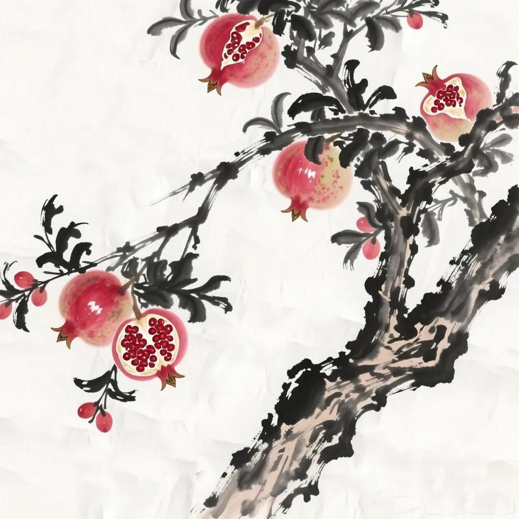 金桂玉兰石榴海棠庭院种植_庭院金玉满堂植物组合_富贵满堂花盆栽